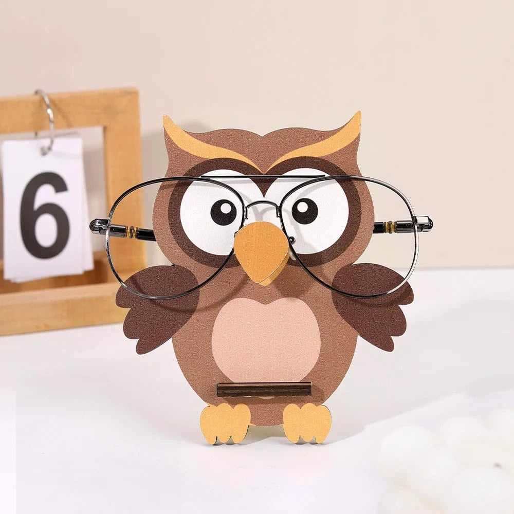 Porte Lunette Hibou