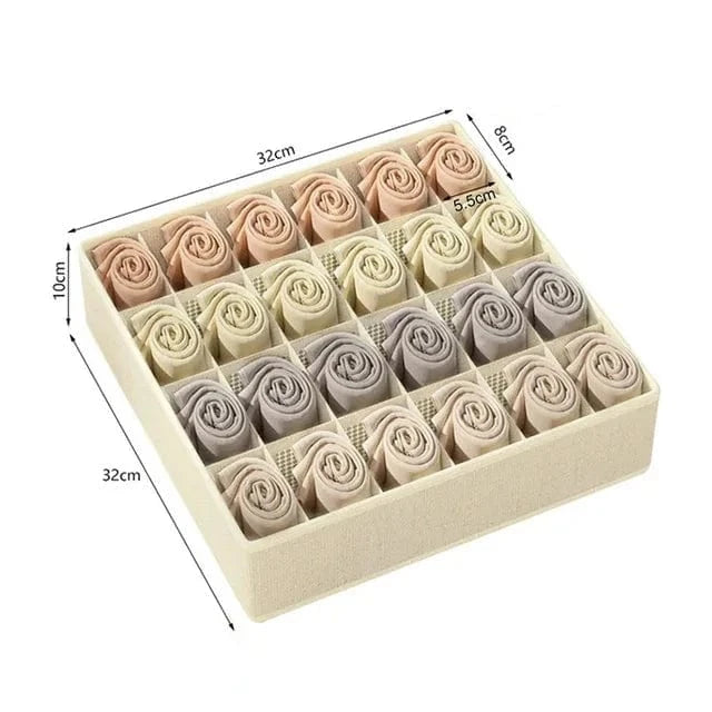 Rangement Chaussettes Beige