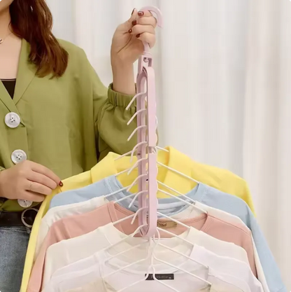 Cintre Gain de Place 9-en-1™ – Organiseur de Dressing Ultra Compact