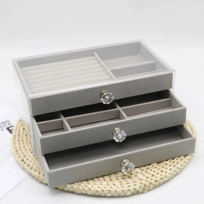Accessoire pour Ranger ses Bijoux Gris