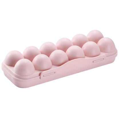 Boite à Oeufs Réutilisable Rose