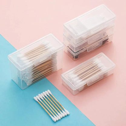 Boîte Coton Tige Plastique
