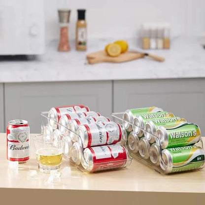 Boite Rangement Canette Frigo Transparent