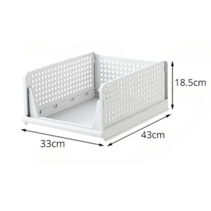 Boîte Rangement Vêtement Plastique L