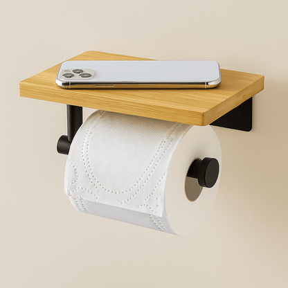 Étagère WC Bois