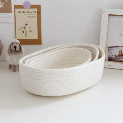 Panier de Salle de Bain au Crochet
