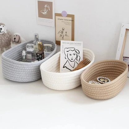 Panier de Salle de Bain au Crochet