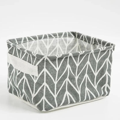 Petit Panier de Rangement Salle de Bain Gris