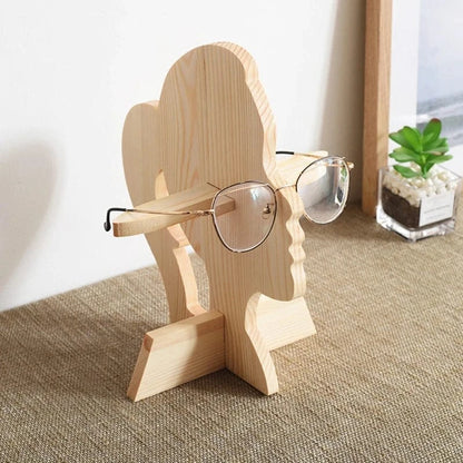 Porte Lunette Bois Féminin