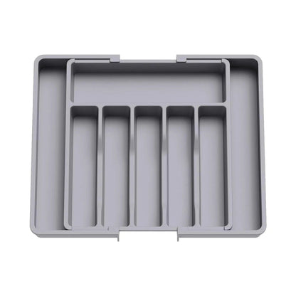 Range Couvert Tiroir 80 cm Gris