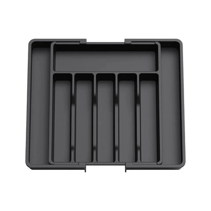 Range Couvert Tiroir 80 cm Noir