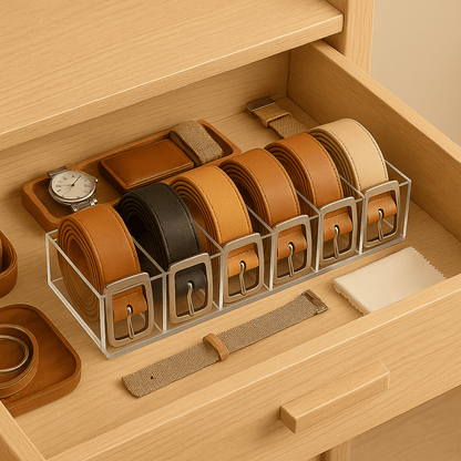 Rangement Ceinture Tiroir 6 grid
