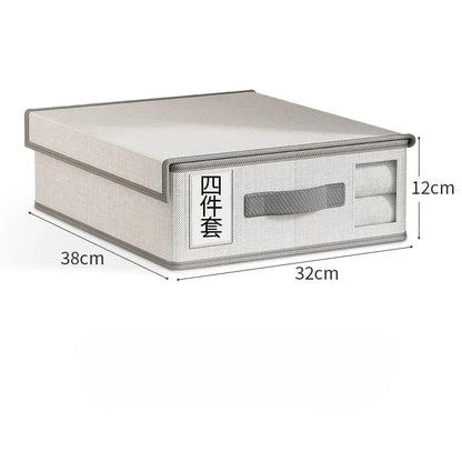Rangement Drap de Lit Blanc