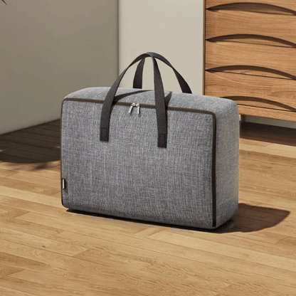 Sac Rangement Draps Gris Clair